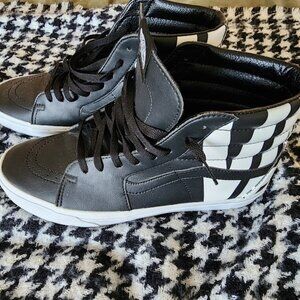 Mens VANS Leather Sk8-Hi shoes size 12